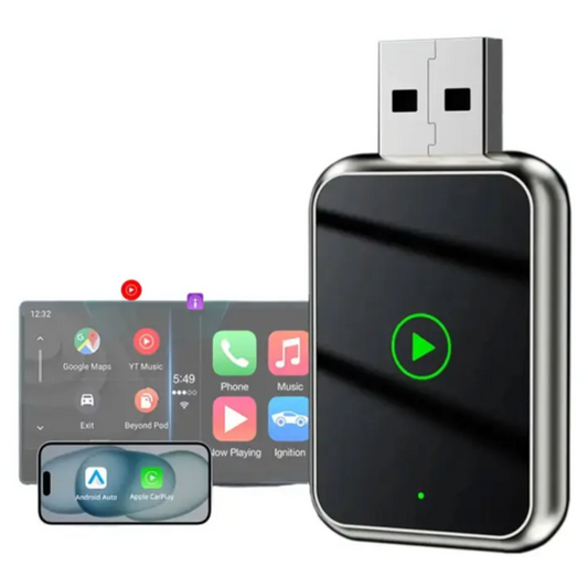 Adaptor Wireless Carplay si Android Auto fara fir