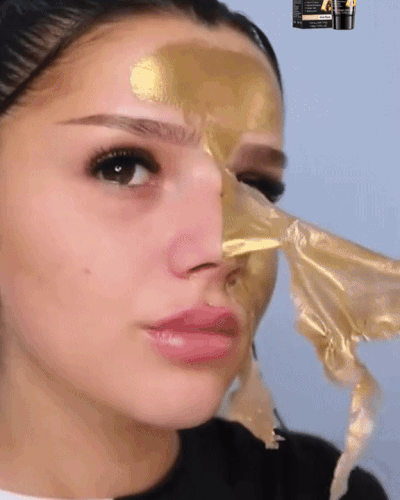 Mască de Față Aur 24K + Extract de Melc – Detox, Curățare Profundă și Porii Vizibil Micșorați