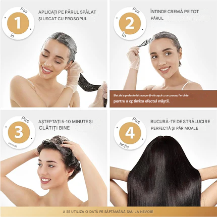 MASCA MAGICĂ DE PĂR KERATINĂ HIDRATANTĂ      1+1 GRATIS!!!